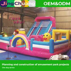 Château gonflable trampoline pour enfants, avec toboggan, pour stands extérieurs <span class=keywords><strong>de</strong></span> petite et moyenne taille, vente en gros d'usine <span class=keywords><strong>de</strong></span> jouets d'amusement - Product Image 3