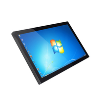 Conception mince 21.5 23.6 24 pouces USB RS232 écran tactile capacitif TFT LCD écran tactile moniteur affichage