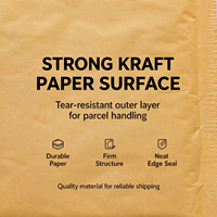 Sacs d'expédition personnalisés en polyéthylène pour vêtements, sacs polymailers biodégradables en papier kraft, sacs postaux extensibles