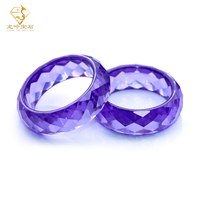 bague en pierre de zircone cubique bague en pierre précieuse CZ personnalisée femme homme bague en Zircon pour mariage bijoux