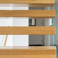 DB – escalier flottant en acier au carbone ou en acier inoxydable 304, Style moderne et populaire, pour l'amérique