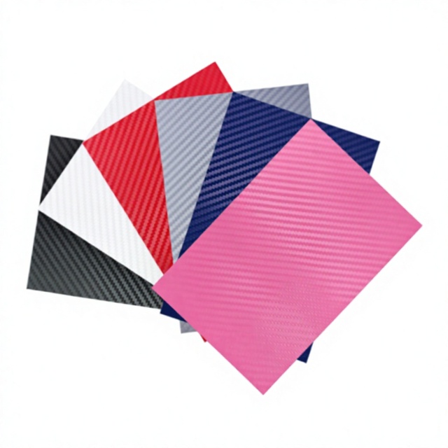 Wholesale Good Quality 3D Embossed Back Skin Carbon Fiber Sticker Back Film Hydrogel PVC Machine Decoupe Film