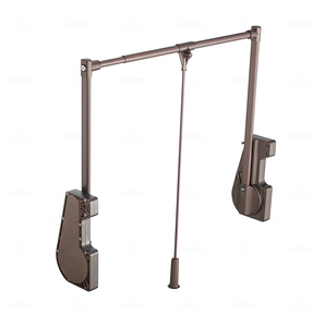 NUOMI RALPHIE Cintre à fermeture en douceur personnalisé Cintres en métal en gros Rails de suspension pour vêtements - Product Image 5