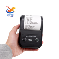 Printer Termal Mini USB Tipe C Portabel Mobile BT4.0 Paket Perangkat Lunak Gratis Termasuk Kertas Termal Stok