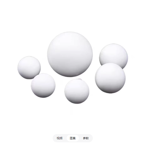 כדורי <span class=keywords><strong>PTFE</strong></span> מפלסטיק בגדלים מ-3 מ\\\"מ עד 100 מ\\\"מ, מיוצרים במפעל, משמשים כדיאפרגמה למשאבות, לאיטום. - Product Image 2