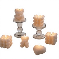 Cire de soja mélangée pour aromathérapie, semi-artisanale, coulée à la main, parfum d'ambiance, décoration, style Instagram, forme extraterrestre