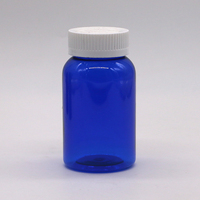 160ML POUR ANIMAUX DE COMPAGNIE de luxe doré bouchon en plastique bouteille pour l'huile de poisson/capsule/pilule/miel, en gros large bouche pot de médecine