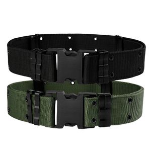 เข็มขัดยุทธวิธีไนลอนคุณภาพสูง ยืดหยุ่น สวมใส่สบาย พร้อมโลโก้สั่งทำ หัวเข็มขัดเหล็ก แข็งแรงทนทาน อุปกรณ์เสริมสำหรับเจ้าหน้าที่รักษาความปลอดภัย - Product Image 5