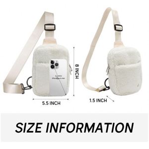 Nueva Bolsa Cruzada para Mujer, Riñonera de Felpa Suave con Correa de Hombro Ajustable, Ideal para Correr y Viajar - Product Image 2