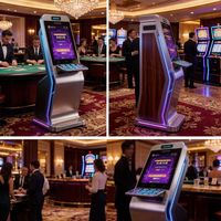 Machine de jeu de casino Blackjack, machine de jeu de casino en ligne en libre-service, machine de jeu d'arcade, machine de paris, kiosque pour casino