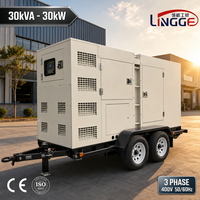 30kVA 30kW Geräuscharmes Dieselaggregat 3-Phasig 400V 50/60Hz Notstrom-Generator für Fabrik, Werkstatt und Heimgebrauch
