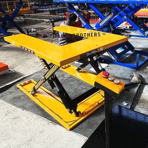 Fabrika Tedarikli Paslanmaz Çelik U Şekilli Kaldırma Platformu Alçak Yükseklikli Makaslı Kaldırma Masası Uygun Fiyat 500kg 1000kg - Product Image 4