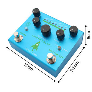 Mosky Cosmic Blue riverbero/booster/buffer pedale-8 modalità di riverbero con True Bypass, Studio/chitarra dal vivo/potenziatore della catena del segnale basso - Product Image 5