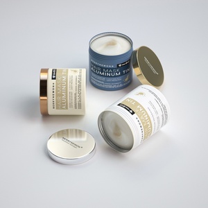 Premium <b>Large</b> Aluminum Tin for Tallow Balm, 12oz 16oz 500ml Airtight Cosmetic Container for Skincare & Salve - Product Image 1