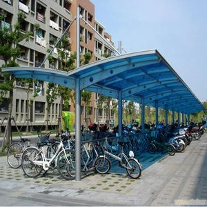 หลังคารถสำหรับจอดรถกันน้ำทำจากโพลีคาร์บอเนตกรอบโลหะของ usu - Product Image 6