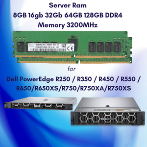 Dell 8GB 16GB 64GB 32GB 64GB 128GB 256GB Bộ nhớ <span class=keywords><strong>RAM</strong></span> DDR4 ECC DDR5 3200MHz 2666MHz 2933MHz 4800MHz - Product Image 4