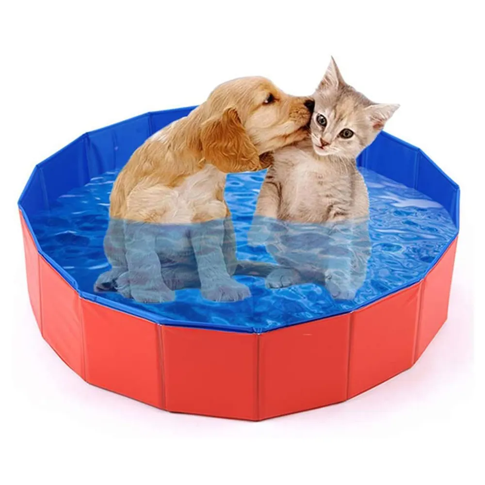 Pet Dog Folding Swimming Pool Bathtub Durable Small And Medium-Sized Dog And Cat Storage Convenient Large Bath Tub