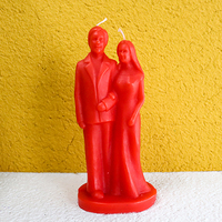 Bougie rituelle d'église, forme masculine et féminine, bougies de prière, vente en gros, pour la Saint-Valentin, service de dévotion, cadeau religieux
