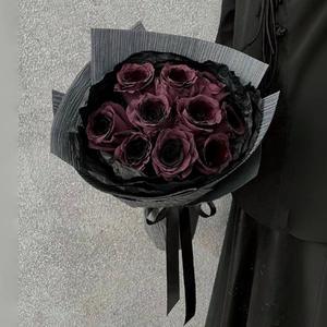 Papier d'emballage floral texturé fait main, 60*60CM, pour bouquets et cadeaux, idéal pour les fleuristes - Product Image 3