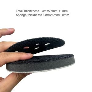 Tampon de ponçage protecteur en mousse souple de 5 pouces (125 mm) à 32 trous avec interface auto-agrippante, abrasion moyenne OEM pour polissage automobile - Product Image 6