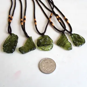 crystals healing stones necklace Czech meteorite Pendant souvenir wholesale
