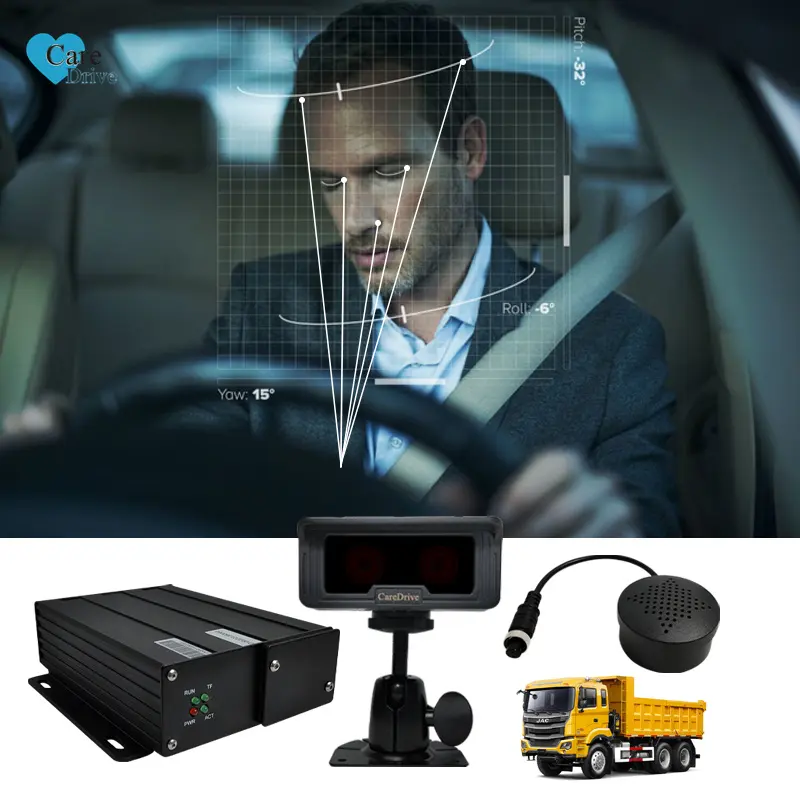 CareDrive infrared gps g-sensor mdvr eye tracking based driver sleep monitor fatigue alarm system driving safety warning