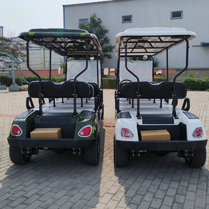 6 Seat Small Four-Wheeled Golf Cart 48V/<b>72V</b> Motor 100Ah/120Ah <b>Battery</b> Hydraulic Disc Brakes LED Lights for Sightseeing 6 Seat El - Product Image 4