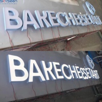 Enseignes lumineuses LED en gros pour entreprises, lettres acryliques éclairées pour publicité extérieure/intérieure, logos de magasins