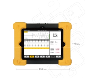 เครื่องตรวจจับคอนกรีตแบบอัลตราโซนิก HC-U81 สำหรับการทดสอบ NDT เพื่อตรวจสอบความแข็งแรง ความลึก ความกว้างของรอยแตก และการตรวจสอบข้อบกพร่องภายในแบบว่างเปล่า - Product Image 2