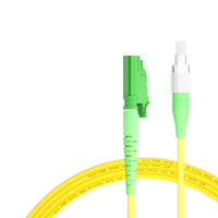 Kabel Patch Fiber 1m (3ft) 1 Fiber FC APC Simplex ke SC APC Simplex Single Mode (OS2) Riser (OFNR) 2.0mm Berpelindung Rapat Kuning