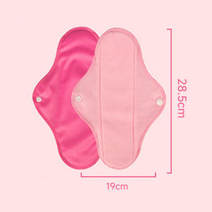 Ensemble de Serviettes Hygiéniques Lavables et Réutilisables en Polaire Rose Personnalisées – Serviette Menstruelle <span class=keywords><strong>Lavable</strong></span> et Réutilisable en Coton - Product Image 3