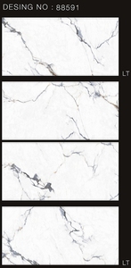 Mejor Oferta 2025 COSMETICA GROUP Serie Mármol Brillante Azulejo de Porcelana para Pared Diseño Moderno Premium Antideslizante 300x600mm para Pared de Villa - Product Image 3