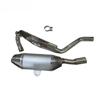 Nouveau silencieux d'échappement en alliage d'aluminium pour moto tout-terrain Apollo, adaptable universellement pour la rénovation/amélioration
