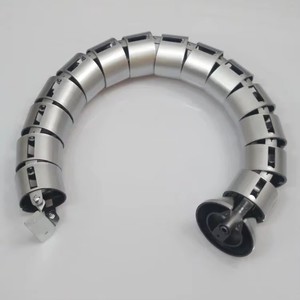 Herrajes para Muebles al por Mayor: Organizador de Cables Oculto para Escritorio, Tubo Serpentina Recto para Gestión de Cables en Mesas de Conferencia - Product Image 1