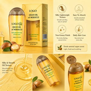 Aceite de Argán de Marruecos al por Mayor, Aceite Capilar Penetrante, Suero de Tratamiento Profundo Natural para Cabello Seco y Dañado, para Todo Tipo de Cabello, 100 ml - Product Image 6