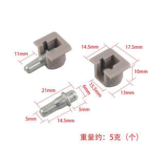 Soporte de tablero divisorio para armario y guardarropa con zapatero oculto, conectores de soporte fuertes dos en uno - Product Image 3
