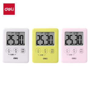 Deli Electronic <b>Timer</b> 60 Min Countdown Easy Operation Kitchen Cooking <b>Timer</b> - Product Image 2