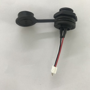 カスタム耐久性1061/24awg 300v錫メッキ端子2ピン/4ピン/3ピン航空ケーブル/航空ワイヤーオスコネクタ (ダストカバー付き) - Product Image 3