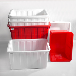 Storage Box Rectangle PP Plastic Stackable Water Tank Breeding Box Household Storage <b>Bins</b> - Product Image 1