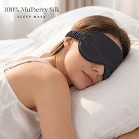 Masque pour les yeux en soie pure de luxe personnalisé pour la maison, l'hôtel et les voyages - Accessoires de sommeil haut de gamme