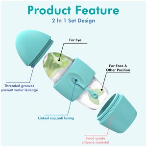 Rouleau de massage facial en silicone, masque pour les yeux et le visage, tapis rafraîchissant pour les soins de la peau, masque de beauté rafraîchissant - Product Image 4