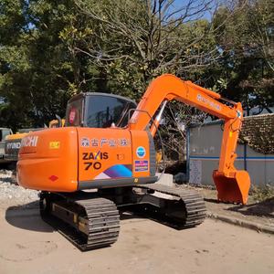 Miniexcavadora usada Hitachi Zaxis70 de 7 toneladas a la venta Excavadora de segunda mano de calidad con buen componente de núcleo de motor - Product Image 2