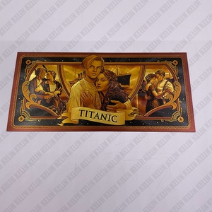 Carte <span class=keywords><strong>film</strong></span> RTS Titanic plaquée or 24k carte de collection en pvc pour les fans - Product Image 2
