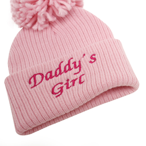 Chapeau d'hiver tricoté pour les bébés filles, accessoire à la mode unisexe, idée de cadeau pour maman et fille - Product Image 2
