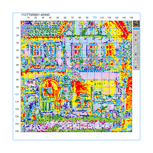 Cozy Cottage 40X40CM/15.74 pouces Kit de point de croix bricolage 11CT/14CT broderie point de croix Kits artisanat nouveauté - Product Image 2
