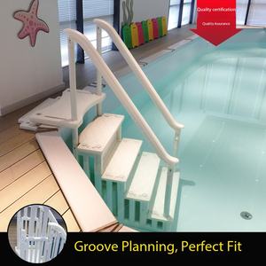 Échelle <span class=keywords><strong>d</strong></span>'escalier <span class=keywords><strong>de</strong></span> <span class=keywords><strong>piscine</strong></span> en PE blanc durable et écologique, <span class=keywords><strong>de</strong></span> 2,2 m <span class=keywords><strong>de</strong></span> hauteur, pour l'accès aux piscines - Vente en gros - Product Image 4