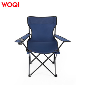 Silla Plegable para Camping Woqi, Azul, con Marco de Aluminio Oxford, 50x50x80cm, Portátil, para Jardín y Exteriores - Product Image 1