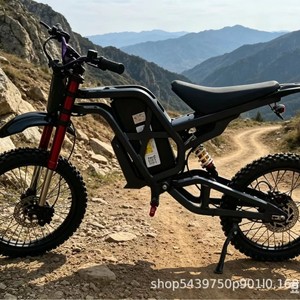 1500W Rear Drive 70V 25Ah Electric Dirt Bike 80km <b>Range</b> 17 14 Inch Tire Off Road - Product Image 5