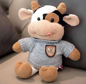 <span class=keywords><strong>Peluche</strong></span> <span class=keywords><strong>de</strong></span> Vaca Pequeña con Logotipo Personalizado, <span class=keywords><strong>Peluche</strong></span> <span class=keywords><strong>de</strong></span> Vaca Adorable, Animales <span class=keywords><strong>de</strong></span> <span class=keywords><strong>Peluche</strong></span> Suaves y Acurrucables, Mochila con Logotipo <span class=keywords><strong>de</strong></span> Camiseta <span class=keywords><strong>de</strong></span> Vaca para Niños - Product Image 6