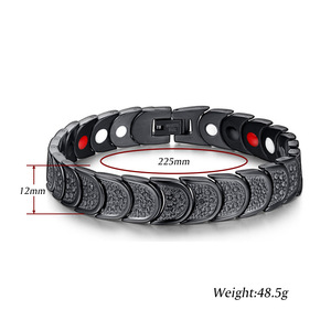 Bracelet magnétique en titane pour le contrôle de la tension artérielle, fabriqué par un fabricant vérifié, conforme au test de pulvérisation de sel <span class=keywords><strong>REACH</strong></span> - Product Image 5